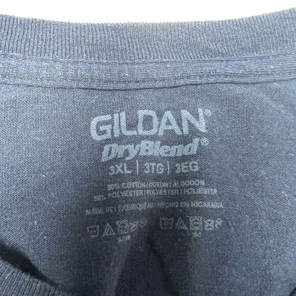 Bleu Coton T-shirt Size 3XL - Picture 2 of 5